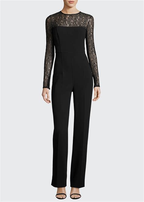 michael kors crepe jumpsuit|michael kors long sleeve jumpsuit.